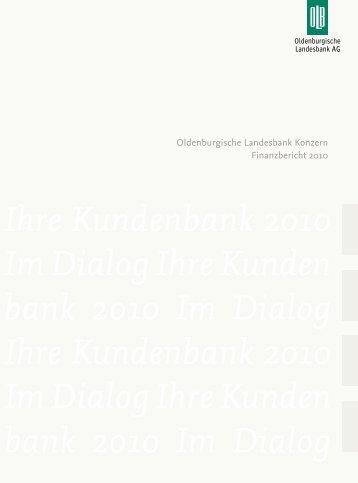 Finanzbericht 2010 OLB-Konzern - Oldenburgische Landesbank