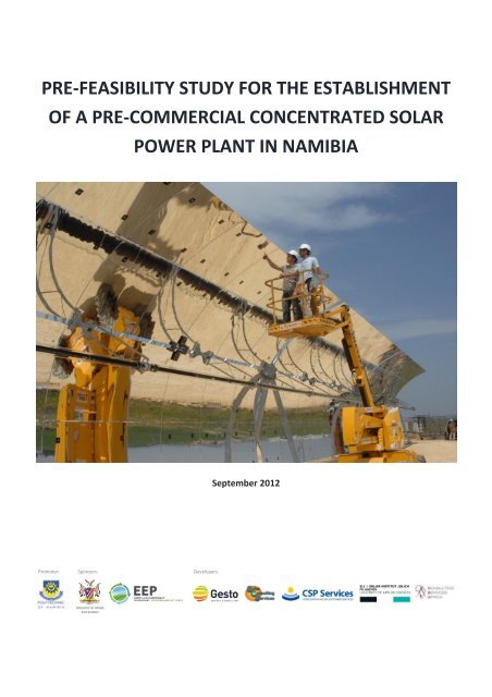 pre-feasibility study for the establishment of a pre-commercial ...