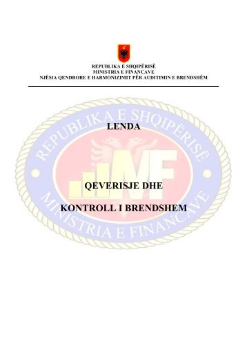 Leksionet e Lendes "Qeverisje dhe Kontroll i Brendshem"