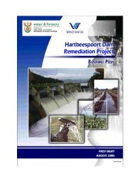 HARTBEESPOORT DAM REMEDIATION PROJECT ... - harties.org.za