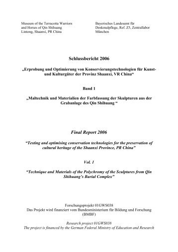 Schlussbericht 2006