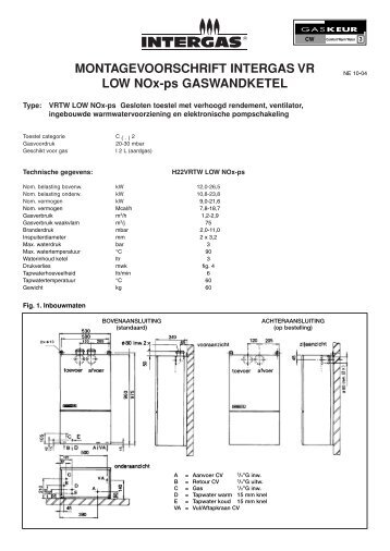 H 22 VRTW Low NOx-ps - Intergas