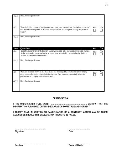 General Conditions of Contract