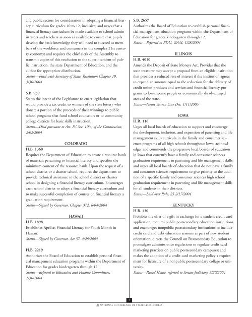 Printer Friendly Version - National Conference of State Legislatures