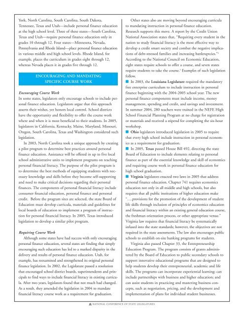 Printer Friendly Version - National Conference of State Legislatures