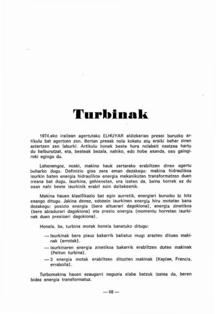 Turbinak