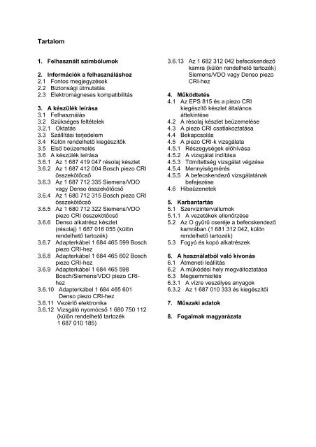 CRI piezo készlet 1 687 010 333.pdf - Bosch