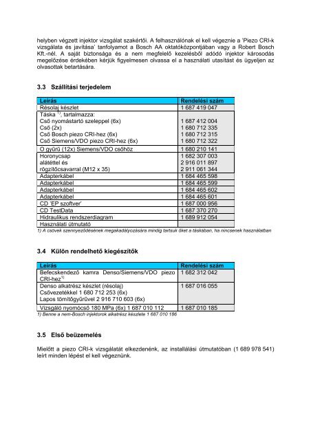 CRI piezo készlet 1 687 010 333.pdf - Bosch