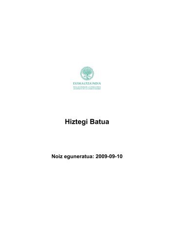 Hiztegi batua - Metrowiki