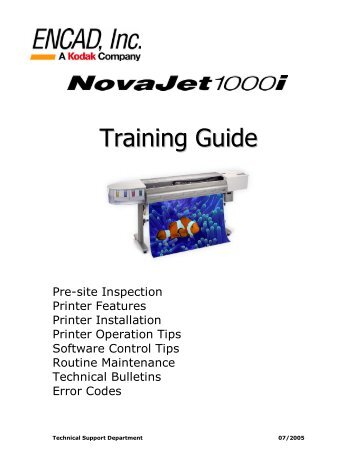 NJ1000i Training Guide - Kodak