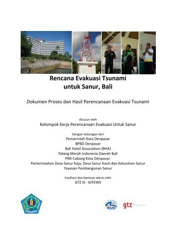 Rencana Evakuasi Tsunami untuk Sanur, Bali