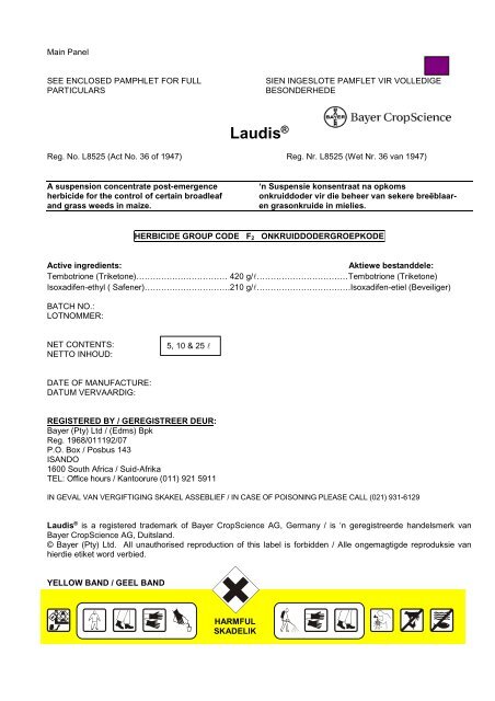 Laudis - Bayer Crop Science