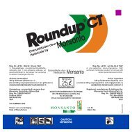 Roundup CT Label - Monsanto