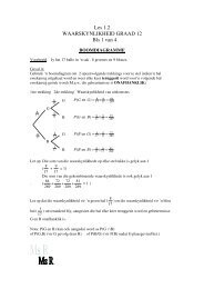 Les 1.2 WAARSKYNLIKHEID GRAAD 12 Bls 1 van 4 - AdMaths