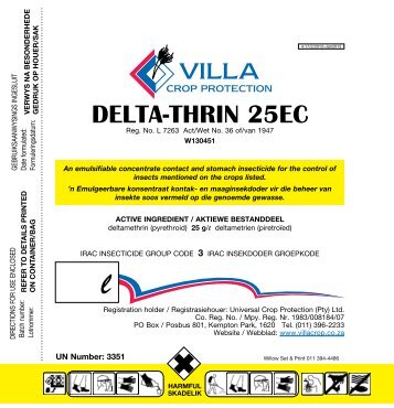 Delta-thrin 25EC A_UCP - Villa Crop Protection