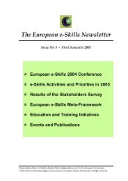 The European e-Skills Newsletter