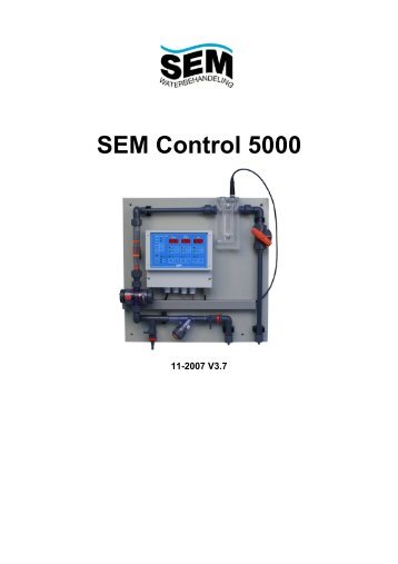 Handleiding SEM Control 5000 V3.7 - SEM Waterbehandeling