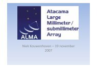 ALMA - Leiden Observatory
