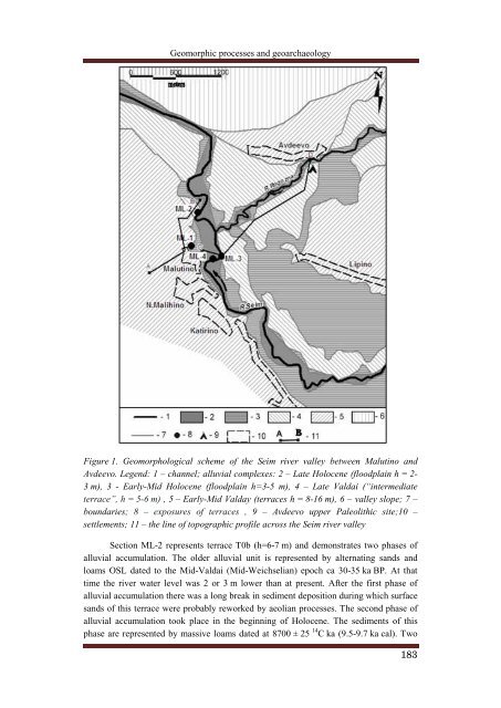 extended abstracts - Geomorphic Processes and Geoarchaeology