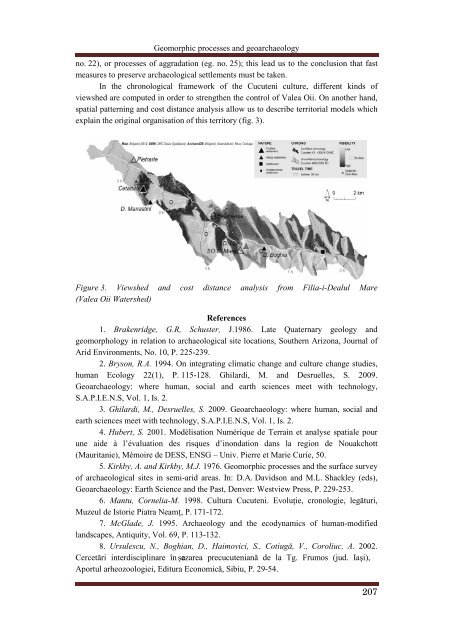 extended abstracts - Geomorphic Processes and Geoarchaeology