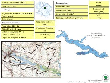 Jezioro Chełmżyńskie - Wojewódzki Inspektorat Ochrony ...