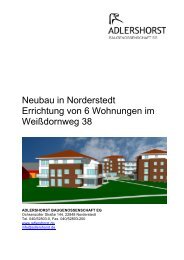Neubau in Norderstedt Errichtung von 6 Wohnungen im ...