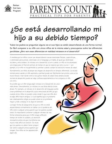 ¿Se está desarrollando mi hijo a su debido tiempo? - Better Kid Care