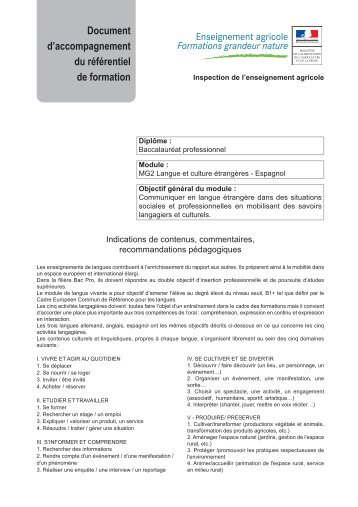 Document d'accompagnement du référentiel de formation - ChloroFil