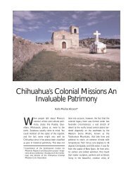 Chihuahua's Colonial Missions An Invaluable Patrimony