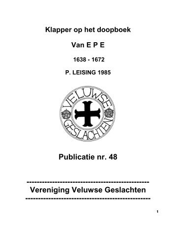 Nr. 048a Epe, Doopboek 1638-1672 - Veluwse Geslachten