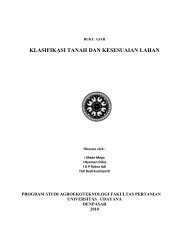 Buku Ajar Klasifikasi Tanah dan Kesesuaian Lahan - Fakultas ...