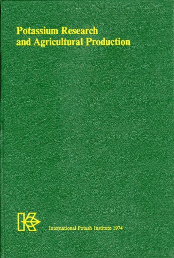 Potassium Research and Agricultural Production - The International ...