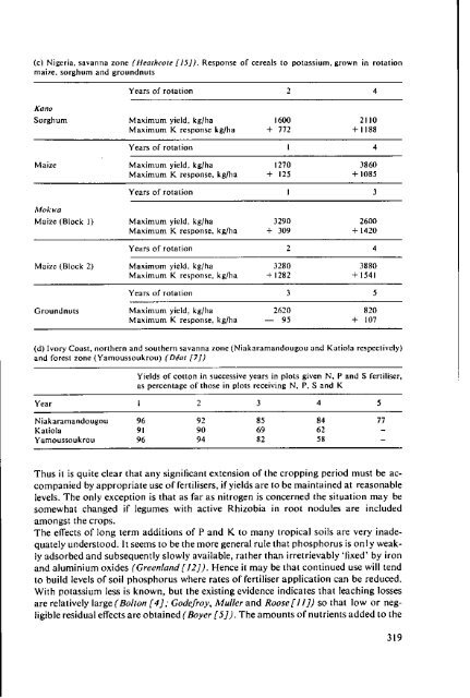 Potassium Research and Agricultural Production - The International ...