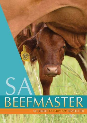 Beefmaster nuus - Desember 2012 (PDF - 3.37mb) - SA Stamboek