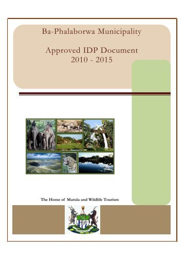 Approved IDP Document 2010 - The South African LED Network