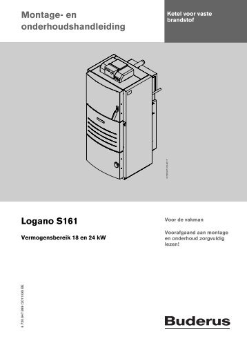 Montage- en onderhoudshandleiding Logano S161