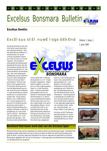 Bonsmara Bulletin Afrifaans June 2009 - Excelsus Landgoed