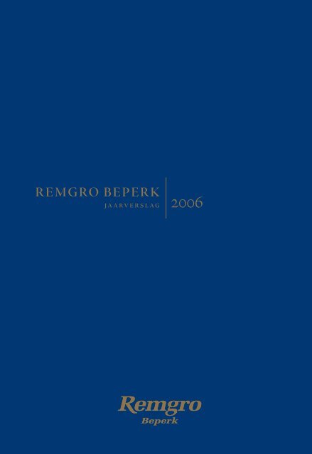 Remgro Afrikaans Annual Report 2006