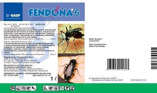 Basf Professional Pest Control Products – TFJCFZ