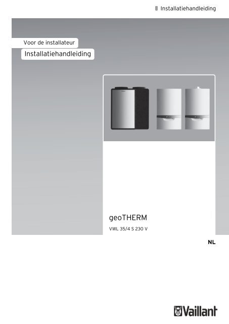 Installatiehandleiding Vaillant 3 kW geoTHERM ... - NBD-online