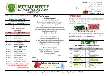 Mullie Meule 13 Maart 2013 - Laerskool Muldersdrif