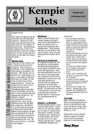Uitgawe 14.pub - Hoërskool Kempton Park