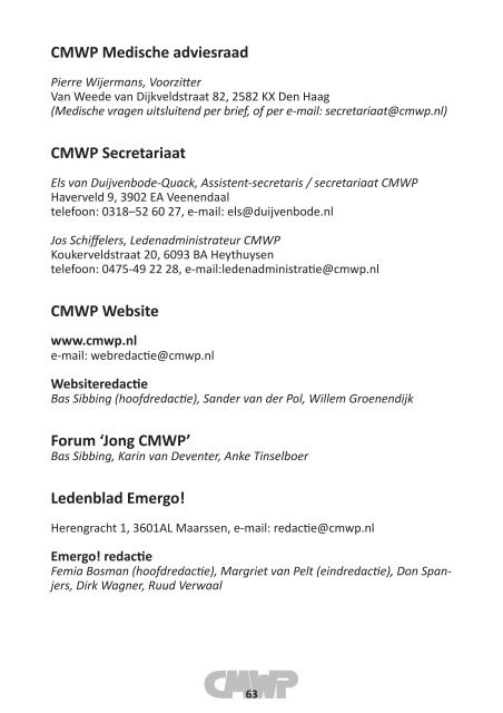 Download Emergo! 2 - 2011 hier. (pdf) - CMWP