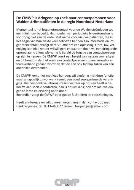 Download Emergo! 2 - 2011 hier. (pdf) - CMWP