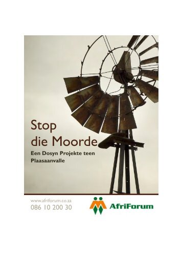 Stop die Moorde - AfriForum