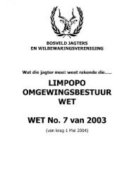 BJV IH Ad 2 - Limpopo Omgewingsbestuurs Wet no7 van 2003