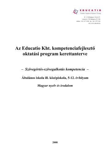 Szövegértés-szövegalkotás általános iskola, középiskola 5 ... - Sulinet