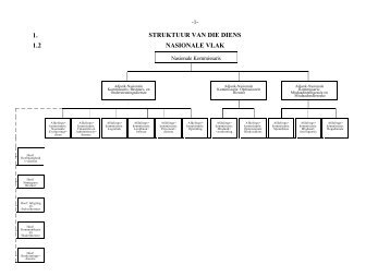 1. STRUKTUUR VAN DIE DIENS 1.2 NASIONALE VLAK - SAPS