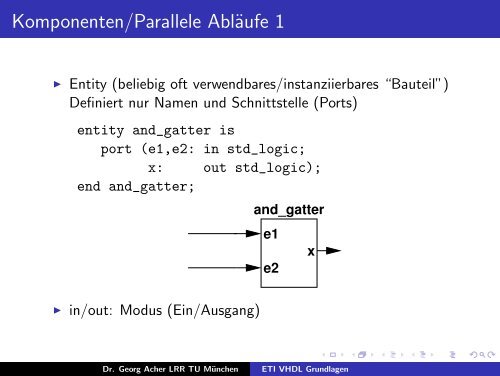 ETI VHDL Grundlagen - LRR