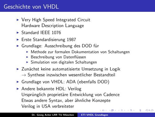 ETI VHDL Grundlagen - LRR